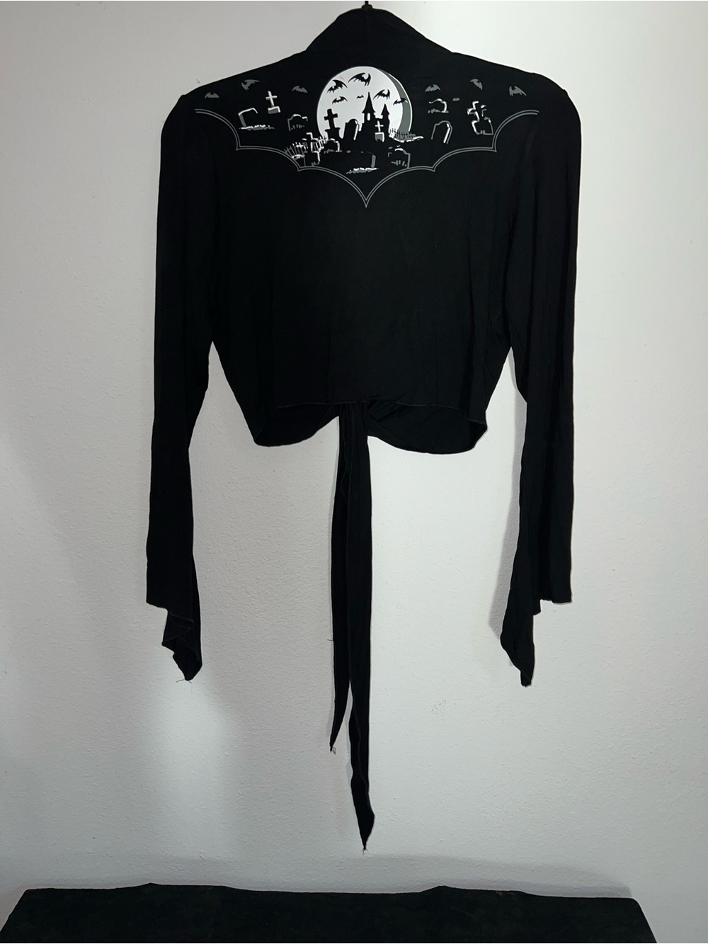NWOT NIGHTTIME CEMETERY TIE TOP - Picture 5 of 8